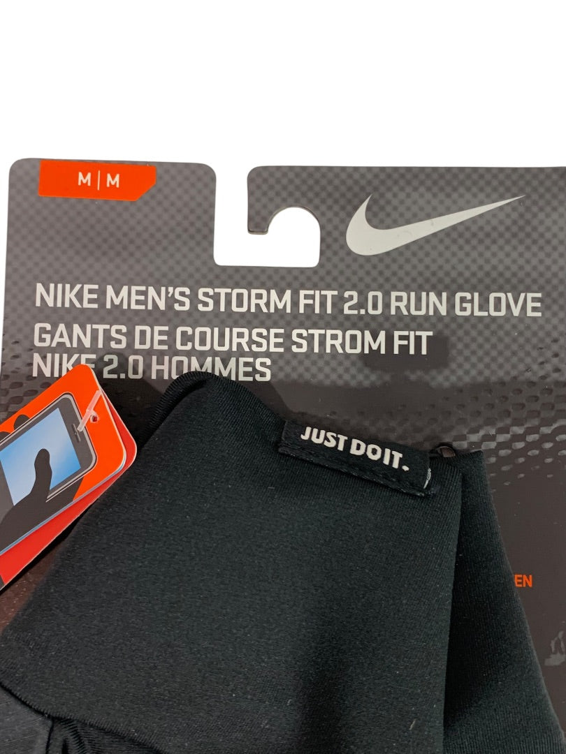 Medium Nike Mens New Storm Fit 2.0 Run Glove Scroll Tech