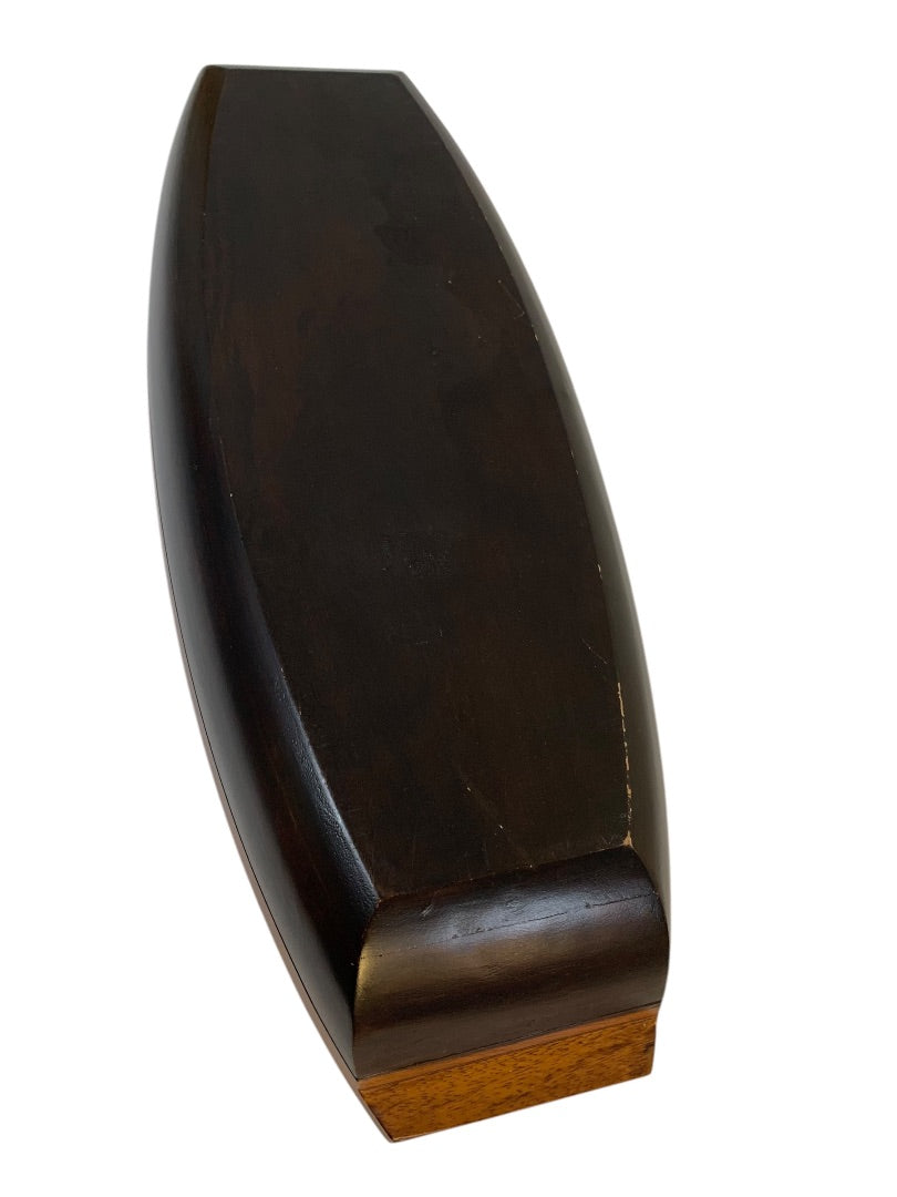 Large Wooden Trencher Bowl 24 Inches Long Farmhouse Decor