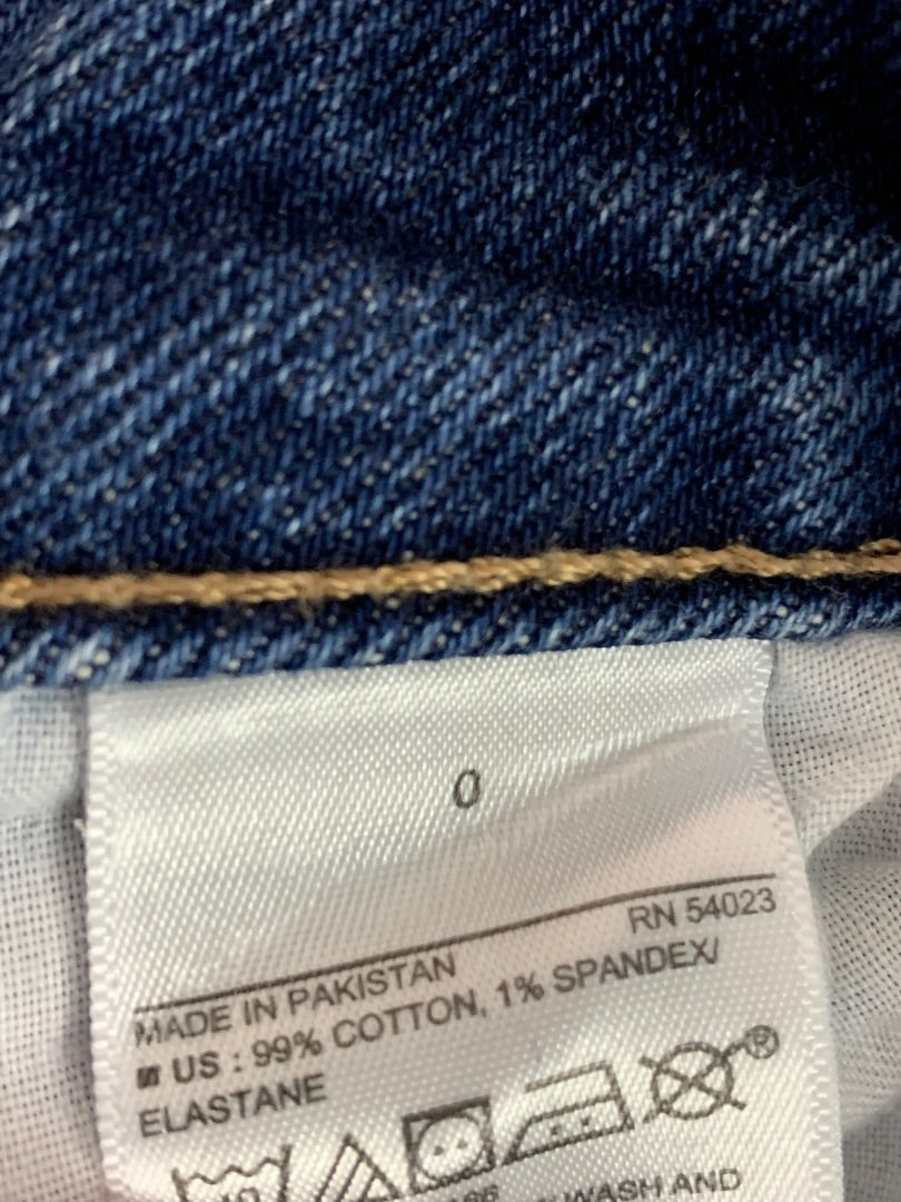 Size 0 Old Navy O.G. Straight High Rise Womens Denim Secret Slim Pockets