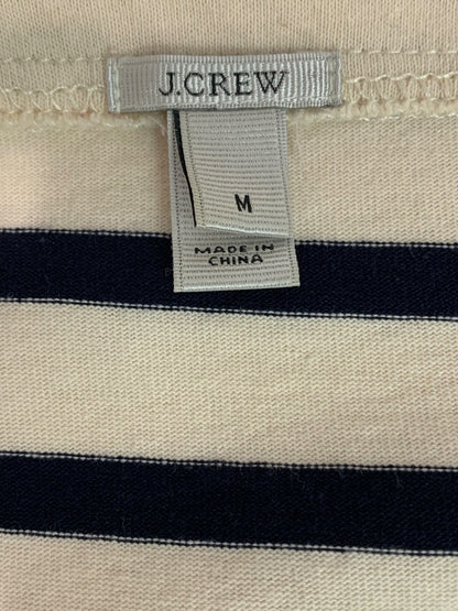 Medium J.Crew Womens Striped Aztec Shirt Pullover Short Sleeve Style 59784