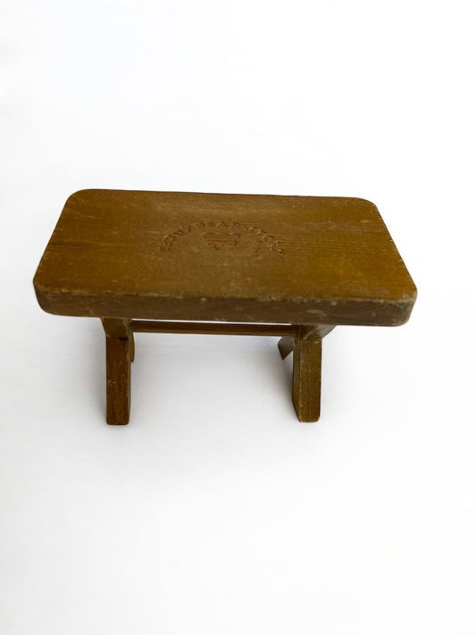 1980s Teddy Bear Story Miniature Dollhouse Table 1:12 Scale