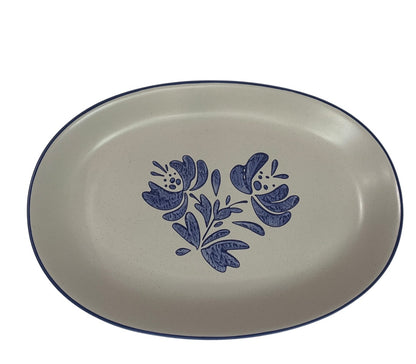 Pfaltzgraff Yorktowne Stoneware 14" Serving Dish Platter Dishwasher Microwave Safe