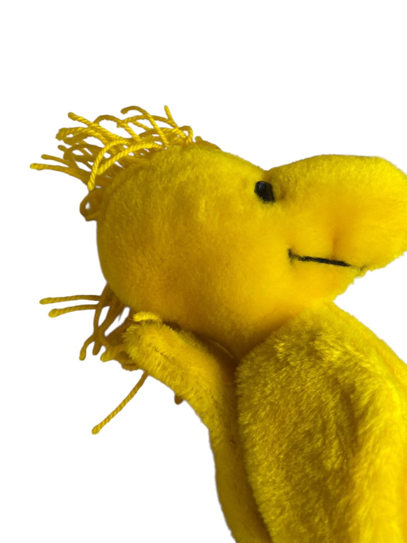 Vintage Woodstock Peanuts 9 Inch Plush Wire Legs Stuffed Animal