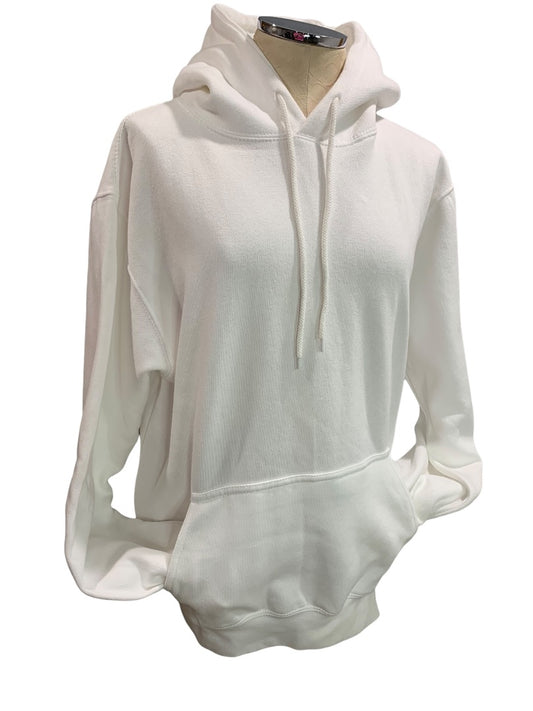 Medium Fashion Nova Womens Oversize Pullover Hoodie Sweatshirt White