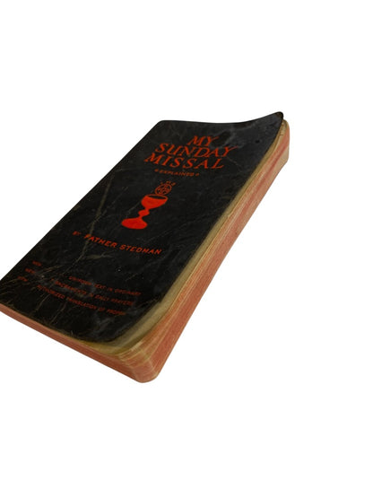 My Sunday Missal Explained Father Stedman 1940s Pocket Size Book Vintage