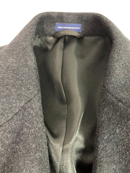 Size 42S Stafford Performance Mens Wool Blend Charcoal Overcoat Short