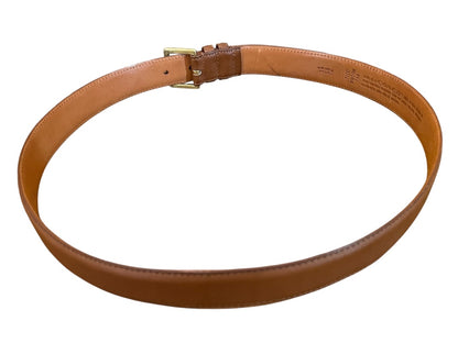Size 36 Coach British Tan 7600 Brass Buckle Belt USA Made 1.25"