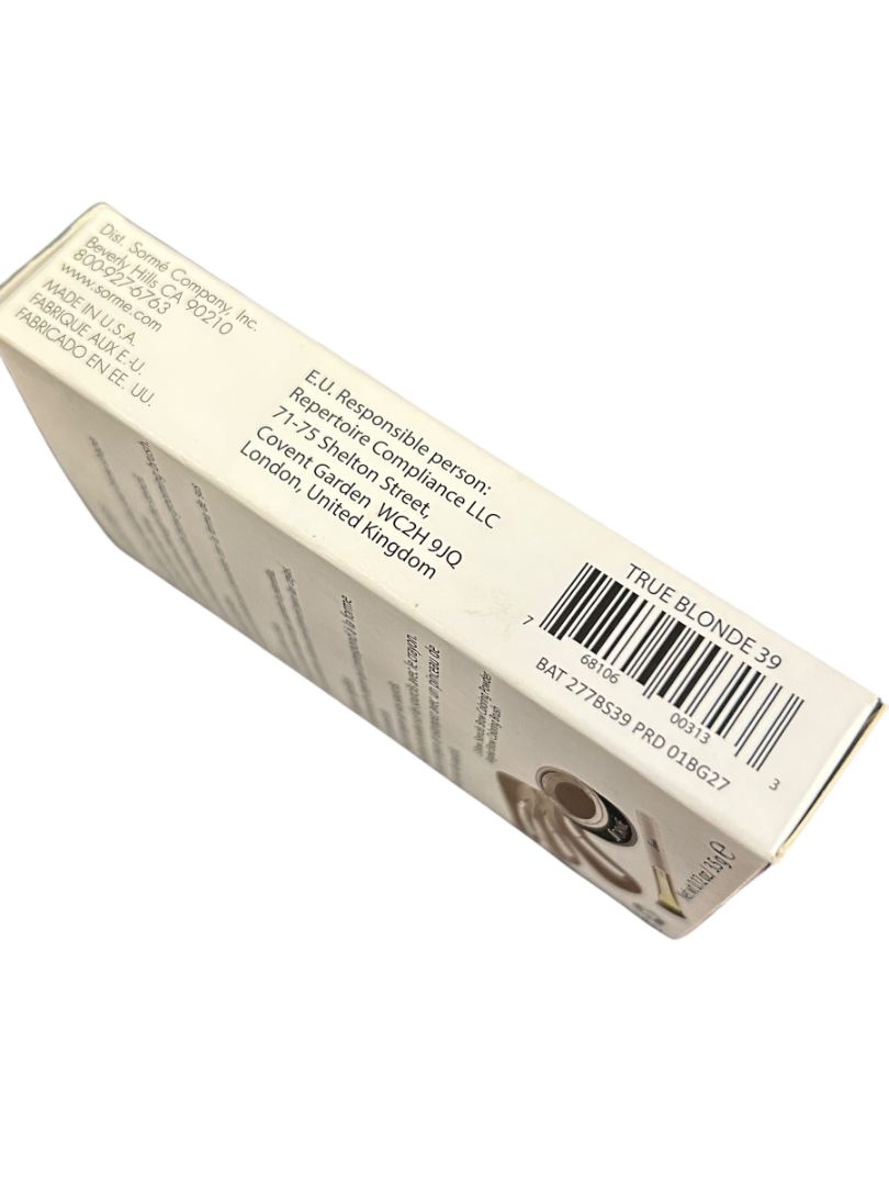 Sorme Professional Brow Shaping Kit True Blonde 39 with Stencils New