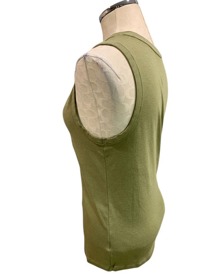 Size XXL a new day Womens Olive Green Tank Top Shirt Soft