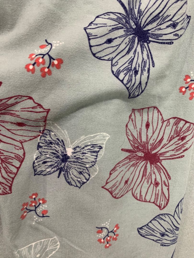 One Size LulaRoe Womens Leggings 3 Pair Assorted Hummingbird Butterfly