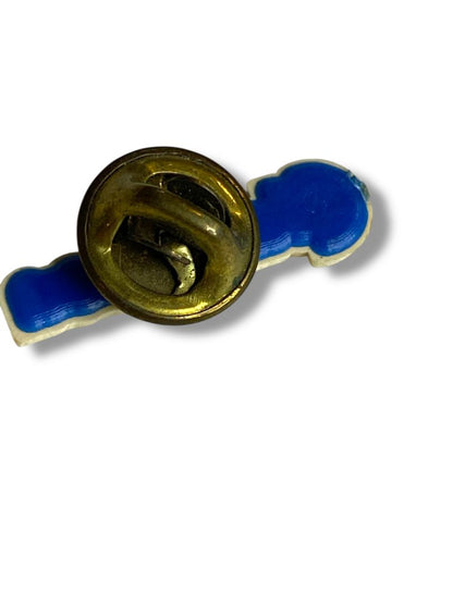 Vintage Edmonton Canada Plastic Lapel Pin 1.2"