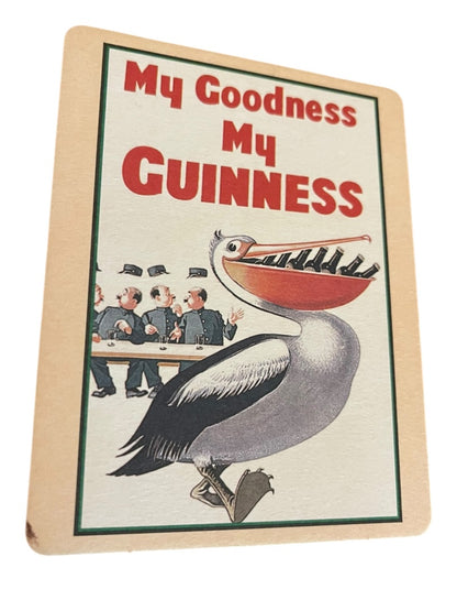 Set of 15 Guinness Cardboard Double Sided Coasters Vintage Advertisements 4.5" x 3.5"