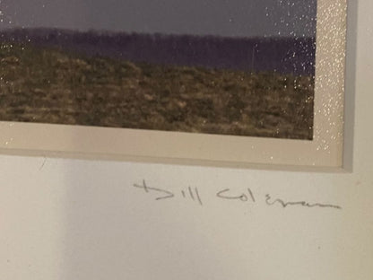 Signed Bill Coleman Matted Framed Amish Country Photo #155