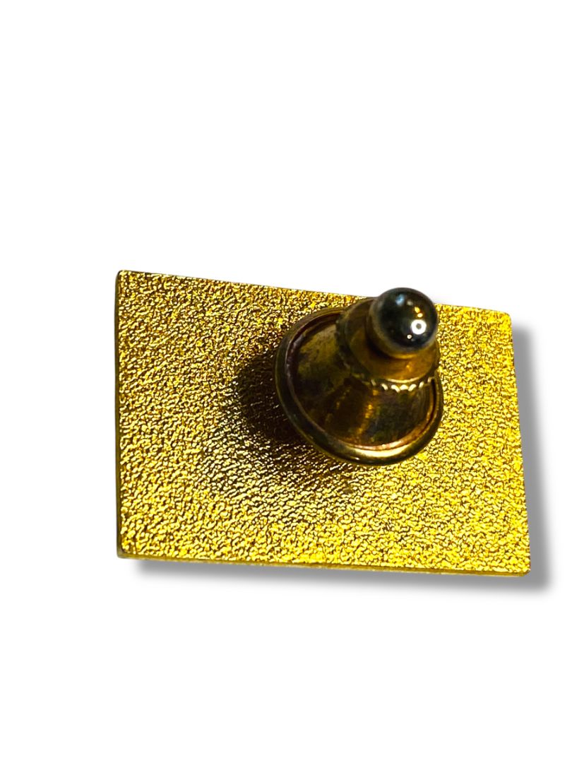 Avirnex Lapel Pin Logo Advertising 1" Rectangle Navy Blue