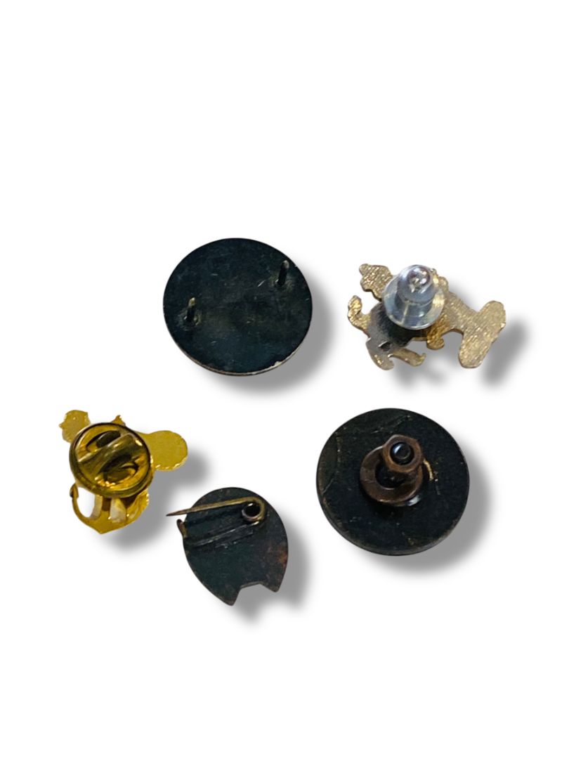 Lot of 5 Vintage Lapel Pins Rodeo Royal Rangers Owl Horseshoe