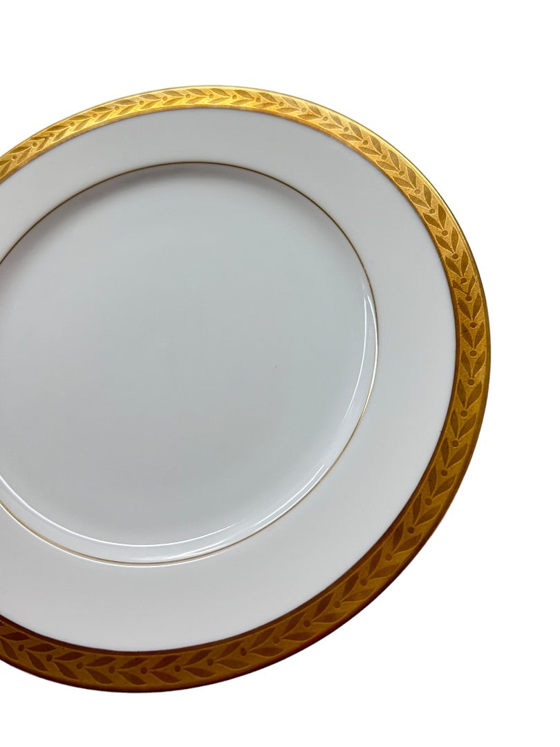 Sango Royalty Pattern White Gold Trim Bread Plate 7 3/4" 1970s