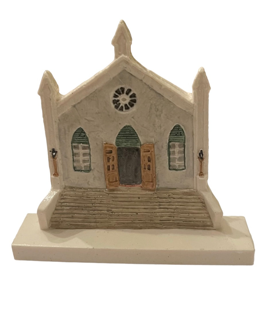 Village Scape by Hestia St. Peter's Church 1998 St. George Bermuda 3" Miniature