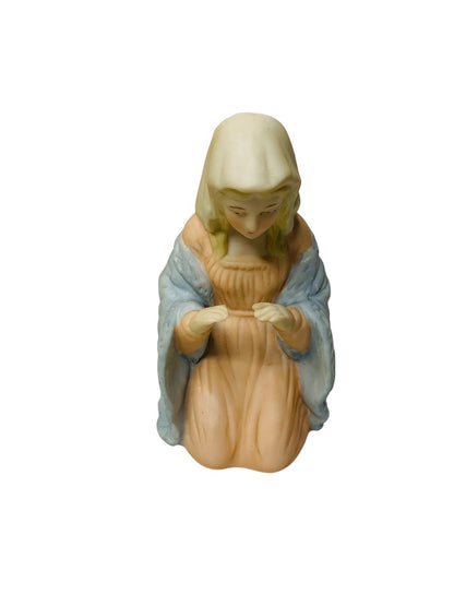 Lefton 1983 Mary The Christopher Collection Nativity Figure No Box 4.5" 00350 Pastel