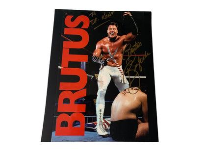 Signed Brutus the Barber Beefcake WWF 8x10 Photo Personalized Autograph