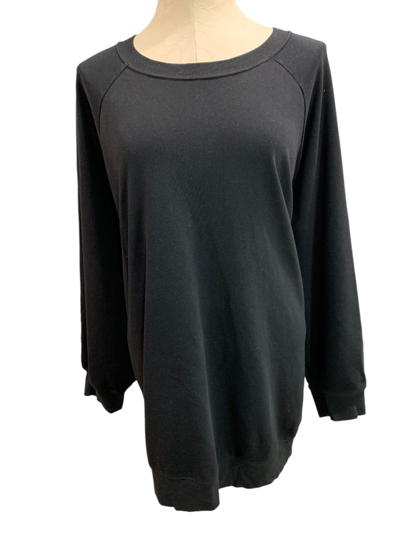 3X Old Navy Black Pullover Womens Soft Knit Crewneck Shirt Top