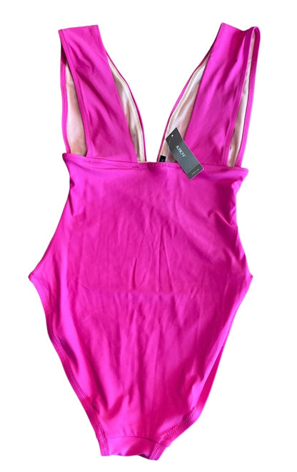 Size 0 J.Crew Re-Imagined Womens New One Piece Hot Pink Bathing Suit