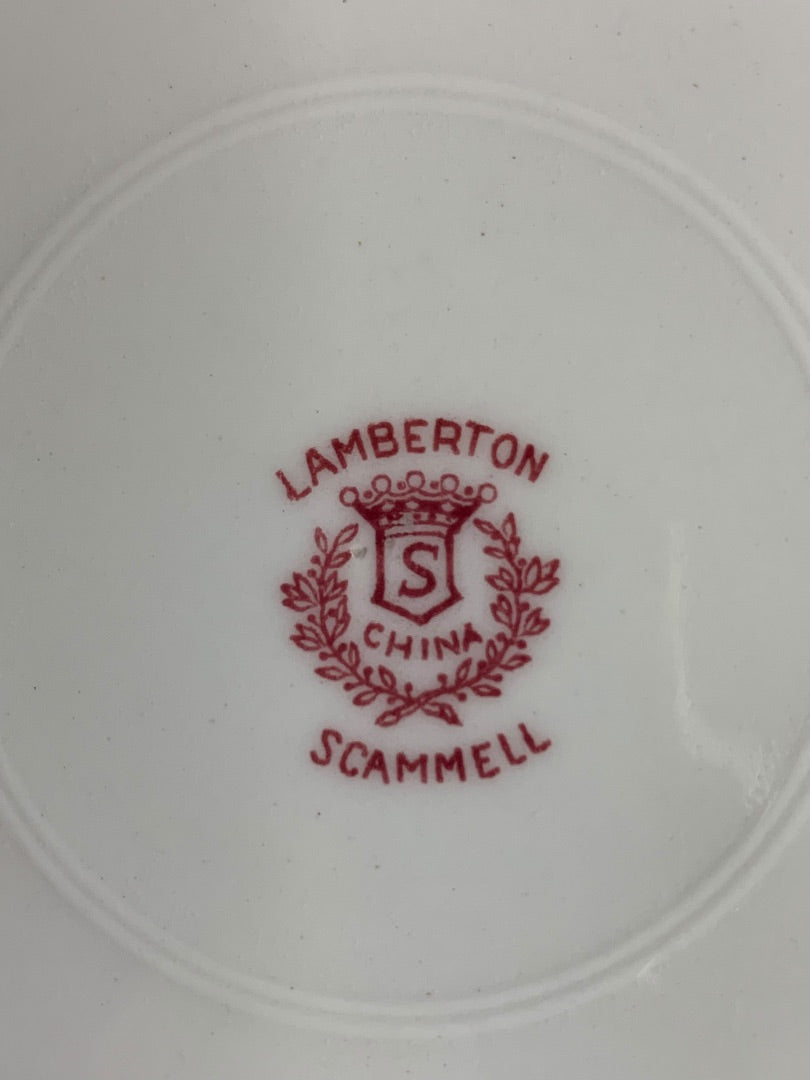 Scammell Lamberton Hartford Transferware Plate 6.5 Inch Vintage
