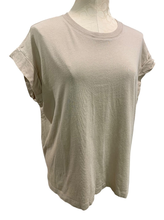 XL A New Day Womens Tan Tshirt Short Dolman Sleeve