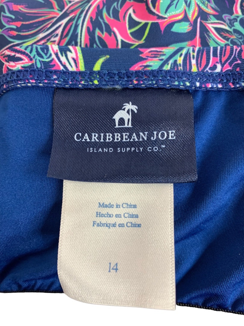 Size 14 Caribbean Joe Womens New 2 Piece Swim Suit Blouson