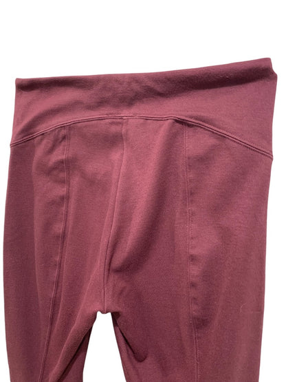 Small White House Black Market Womens Merlot Ponte Knit Stretch Pants