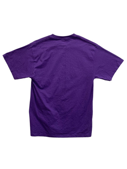 Medium Jerzees Mens Solid Purple Tshirt Short Sleeve Heavyweight Cotton