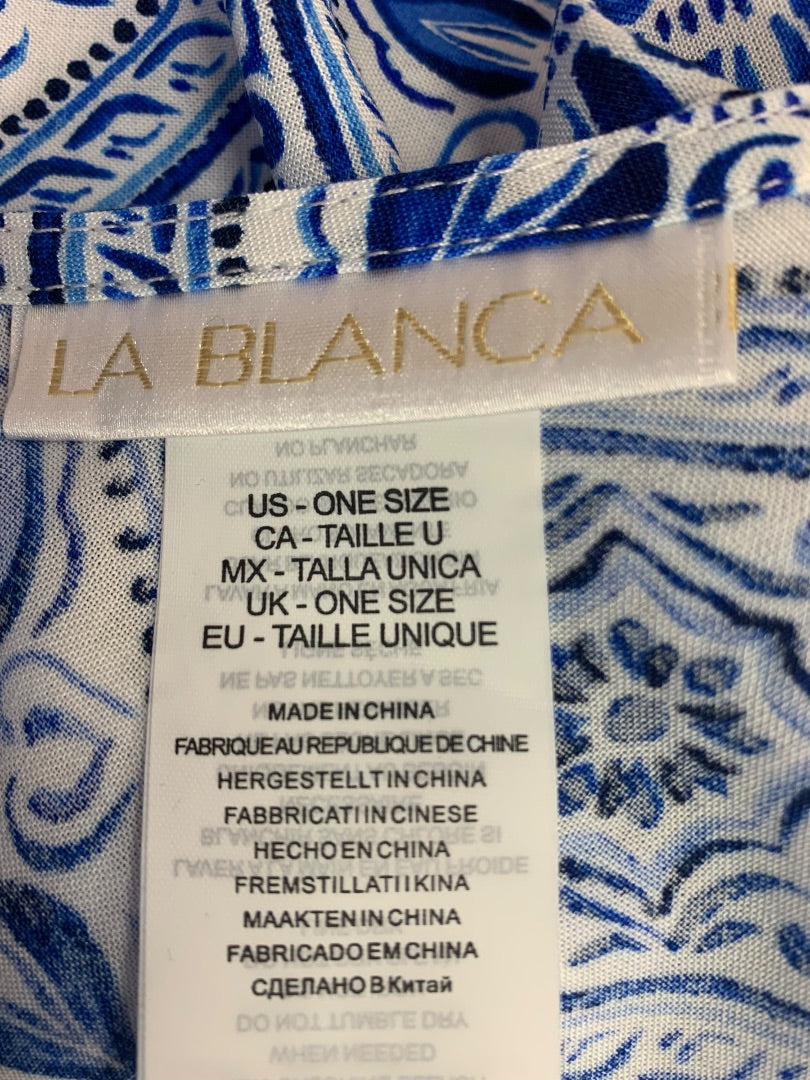 One Size La Blanca Resortwear Womens New Breeze Cover Up Cardigan Kimono