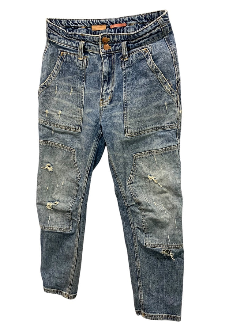 Size 27 Pilcro Anthropologie Womens Jeans Utlility Ankle Carpenter Denim