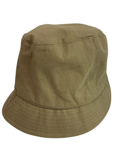 One Size Isaac Mizrahi Live Womens Khaki Cotton Bucket Hat