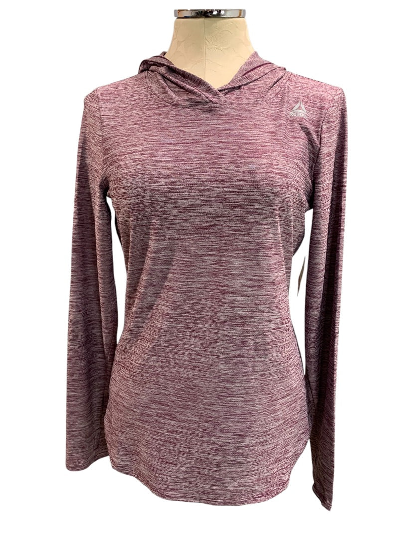 Large Reebok Womens Legend Hoodie Shirt Potent Purple Heather