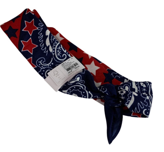 Claires New Hair Fabric Headband Tied Handkerchief Stars