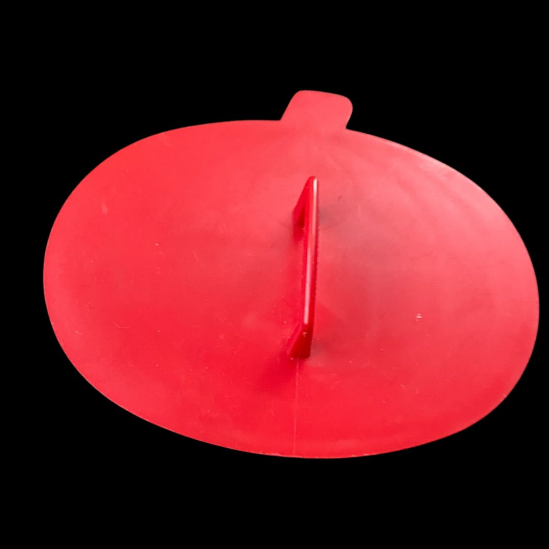 Tupperware 1970s Red Plastic Cookie Cutter USA Pumpkin Halloween Jack-o-Lantern