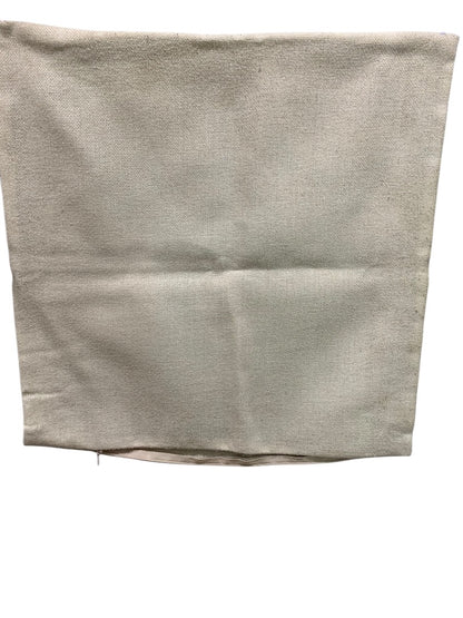Set of 4 Throw Pillow Covers Zip 17 Inch Square Natural Look Soft