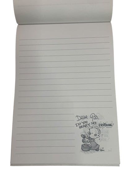 Set of 2 Vintage Lined Notepads "Dear God . . ."  5.5" x 8"