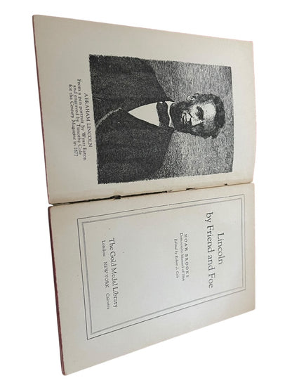 Abraham Lincoln by Firned and Foe Noah Brooks Democratic Manual 1864 Reprint