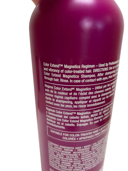 Redken Color Extend Magnetics Hair Shampoo Sulfate-Free Gentle 33.8 oz New with Pump