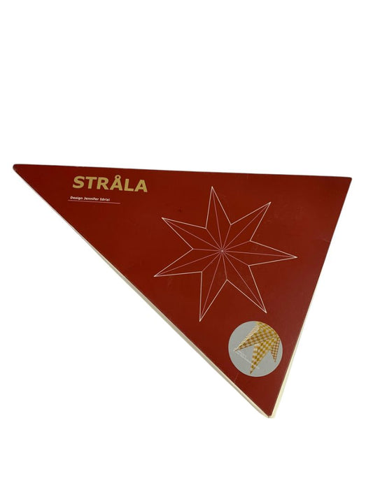 IKEA Strala 28" Paper Star Red White Design Jennifer Idrizi 205.028.83 New