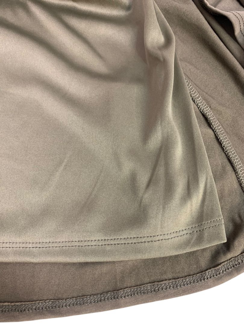 Small Luxology Olive Green New Shift Dress Cold Shoulder Detachable Necklace