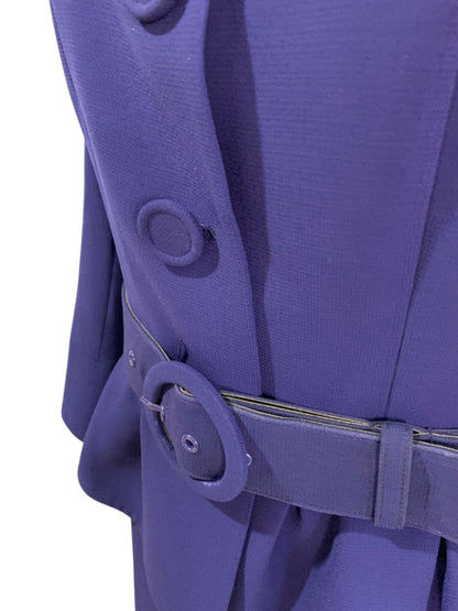 Size 6 Tahari Womens Purple Skirt Suit Jacket Arthur S Levine