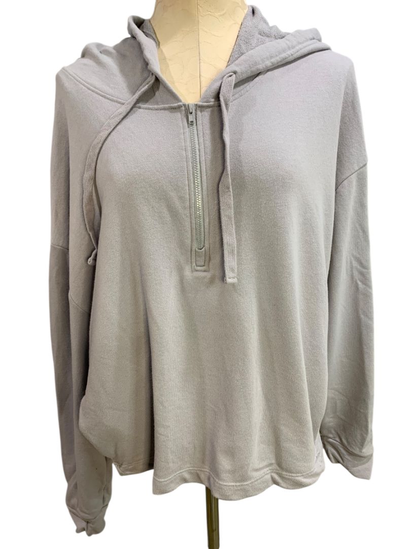 XXL Fabletics Womens 1/4 Zip Hoodie Sweatshirt Lavender Soft