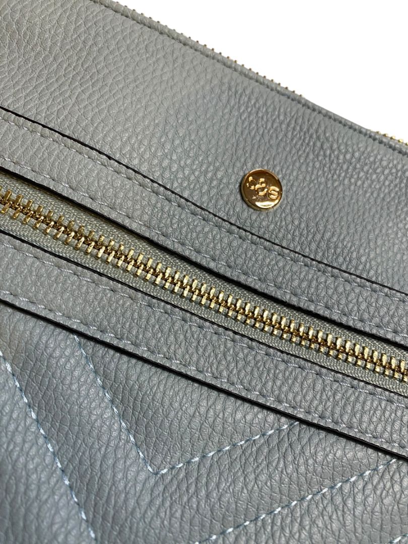 s&e Robins Egg Blue Vegan Leather Crossbody Bag Purse Handbag