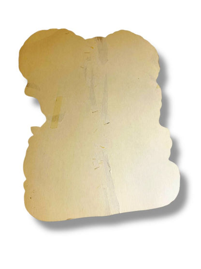 Vintage Spring Lamb Diecut Daffodils 17" Cute Retro Easter