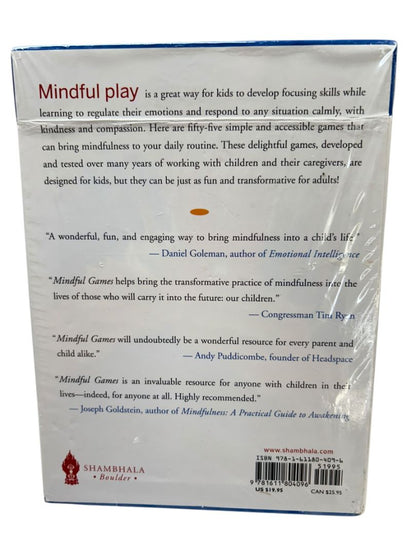 Mindful Games Activity Cards 55 Fun by Kaiser Greenland Susan Good