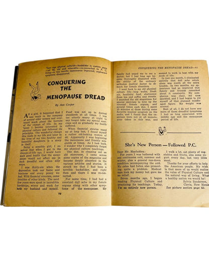 Vintage Physical Culture Magazine March 1945 Frigidity Remedy Grace MacDonald
