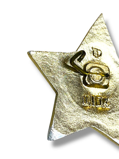 Vintage Soviet Union Russian Little Octobrist Ussr Badge Lenin 1.25" Missing Pin