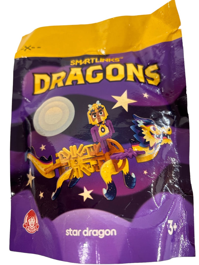 Wendy’s Kids Meal 2020 Smartlinks Dragon Star Dragon New Sealed